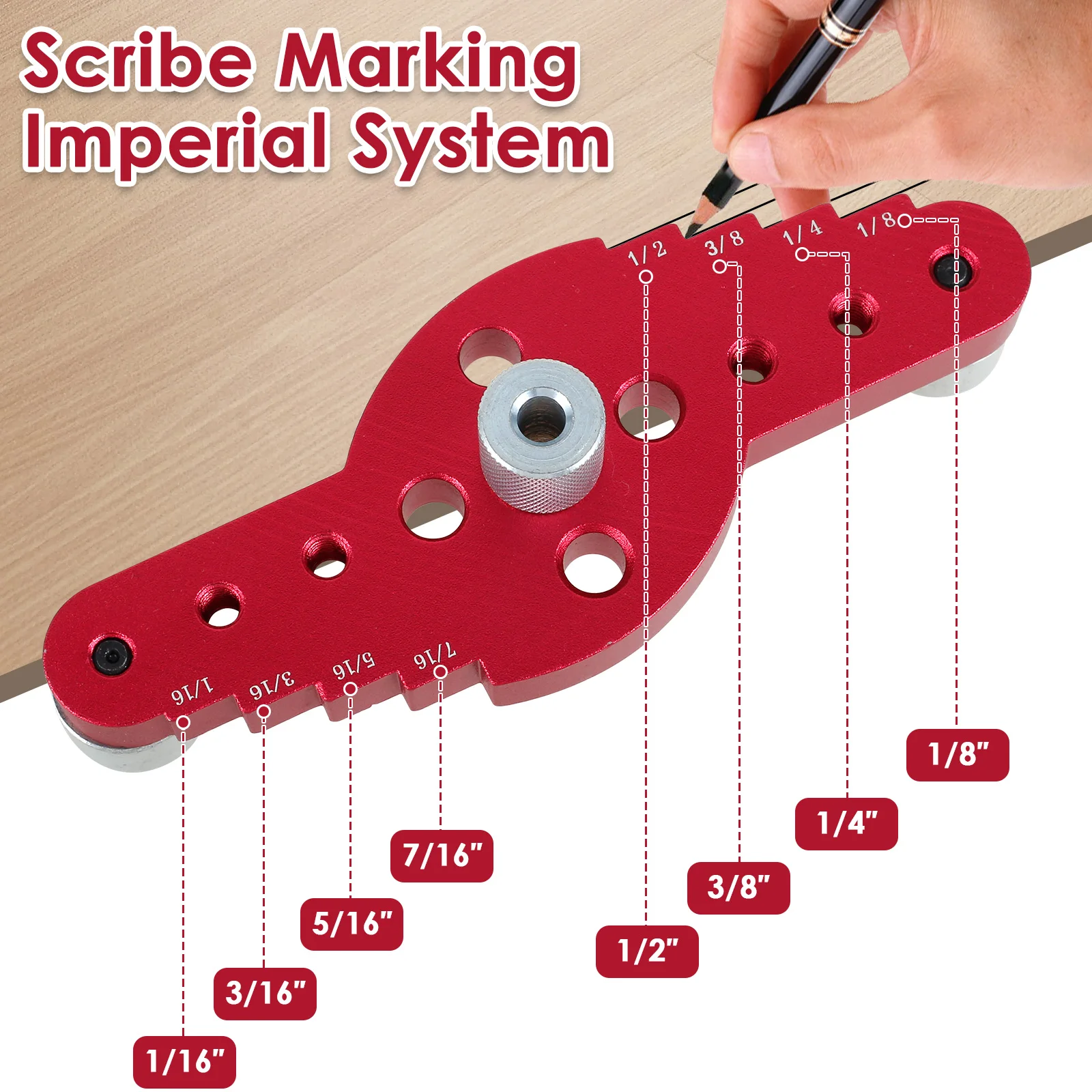 TREELF Pocket Hole Jig, 114 Pcs Ini Jig Pocket Hole Syste Kit With 9