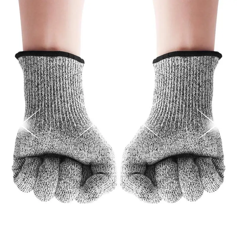Level 5 Cut Proof Stab Resistant Wire Metal Glove Kitchen Butcher Cuts Oyster Shucking Fish Gardening Safety Gloves