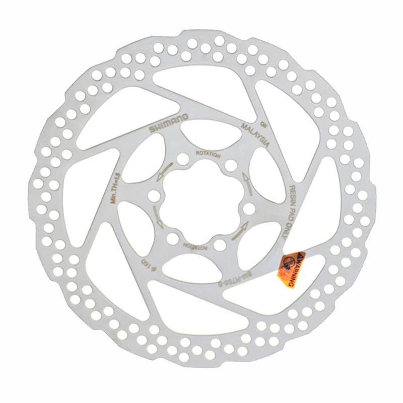 Mountain Bicycle Disc Brake Bicycle Disc Brake Bike Brake Rotor Mountain Bike Disc Brake For Shimano RT56 Mountain Bike Disc Brake Rotor 160MM 180MM Deore RT26 6 Bolt Efficient Cooling Brake Disc MTB Bike Accessories