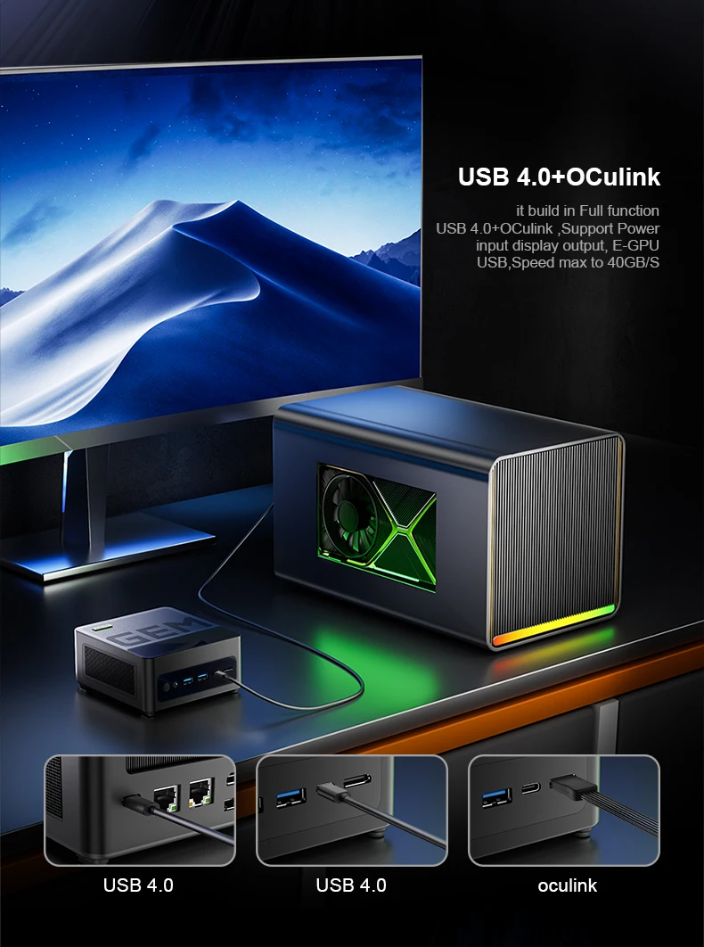 Chatreey GEM Mini PC R7 8845HS 7840HS 780M R9 6900HX 680M