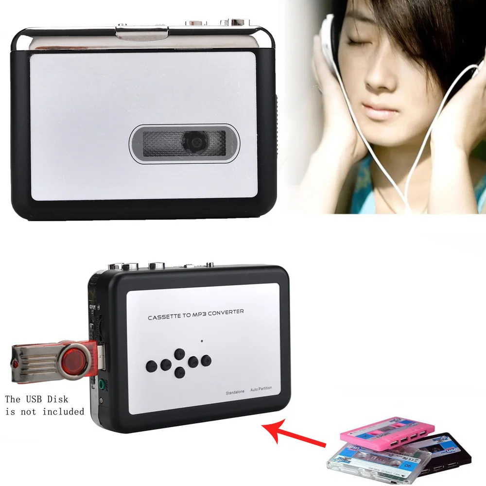 Original Ezcap Old Cassette Tape To Mp3 Converter To Usb Flash Drive U Disk ,walkman Player