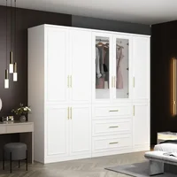 Armoire Wardrobe Closet Collection with Drawers & Hanging Rods, Closet Organizer, Armoire Wardrobes,Bedroom Funiture 1