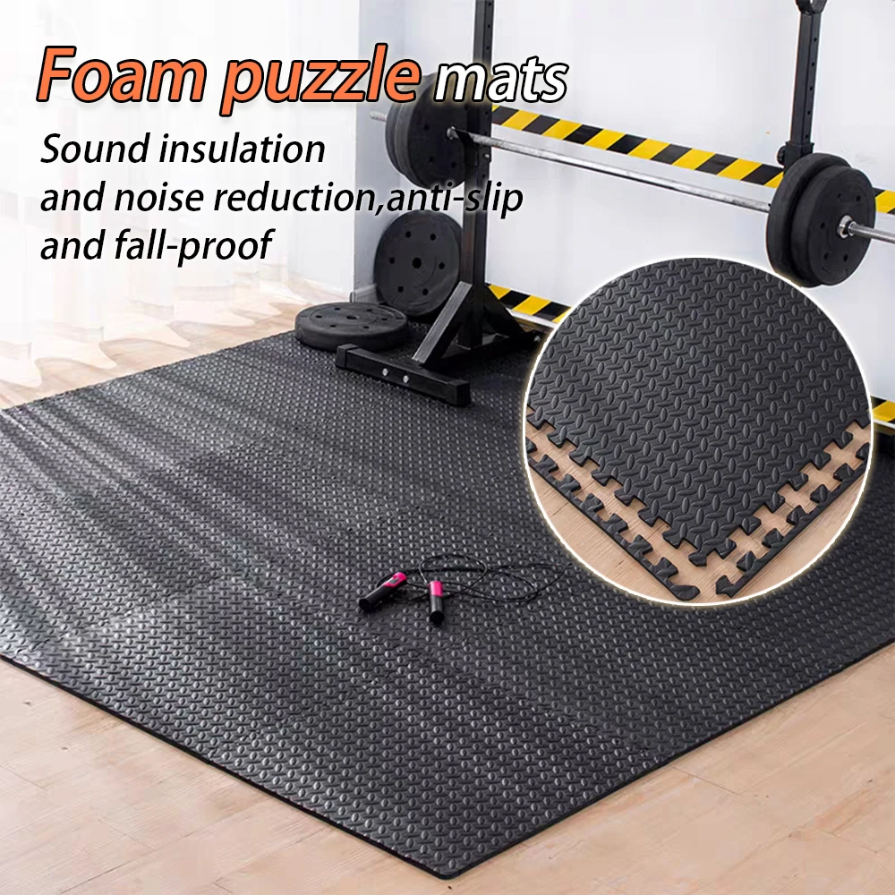 20/40 pièces de tapis de sol en mousse Eva haute densité (noir et gris), avec panneaux en mousse imbriqués – Antidérapant, durable, confortable, idéal pour les sols de la salle de sport, les tapis de sport, les tapis de tatami, les pièces de poids, les sols de piscine amovibles