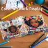 Black Beauty Coloring Book - Thick Pages for Creative Expression, Perfect for Dark-Skinned Girls 4