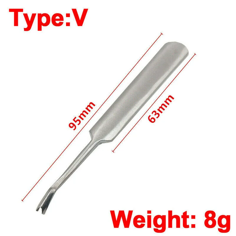 A55P-5개 UV형 스티칭 그루버 스카이빙 엣지 베벨러 가죽 공예 가죽 DIY 도구 키트