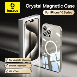 Baseus Magnetic MagSafe-Compatible Wireless Charging Case for iPhone 16 Pro Max (PC Magnetic Case)