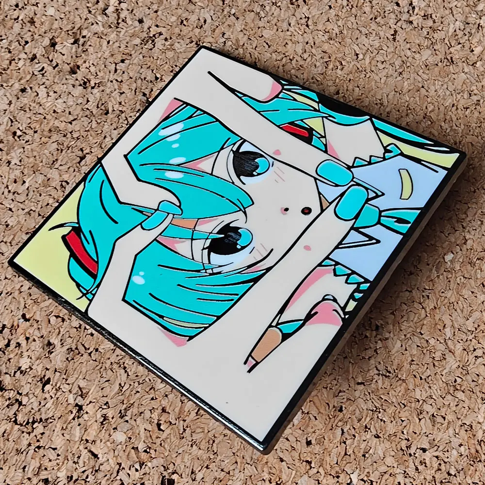 Hatsune Miku Enamel Pin - Cute Anime Metal Brooch Badge Accessory Gift