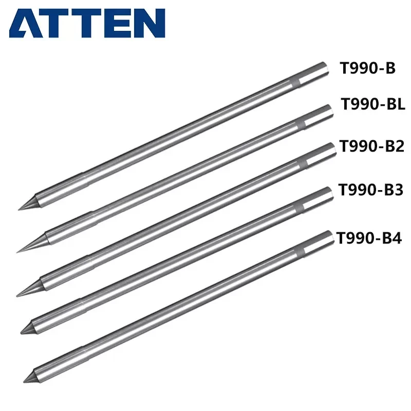 Soldering Tool ATTEN T990-k/i/ku/b/bc1/bc2/c1/c4/d4/d12/d16/d52 Soldering Tips For ST-990 ST-8602D Welder Iron Tip Replacement Part
