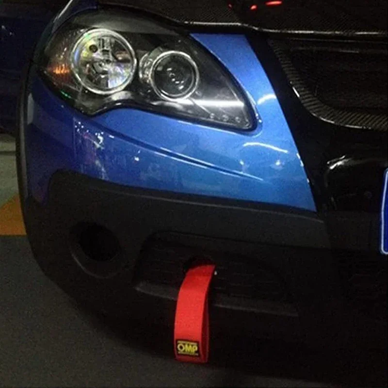 Nylon Tow Strap 26cm Nylon Tow Strap High-Strength Car Racing Tow Ropes Towing Trailer Ropes Auto Trailer Bumper Strap