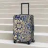 Mandala Suitcase Cover Floral Mystery Cruise Trip Flight Fun Luggage Supplies Protection 1