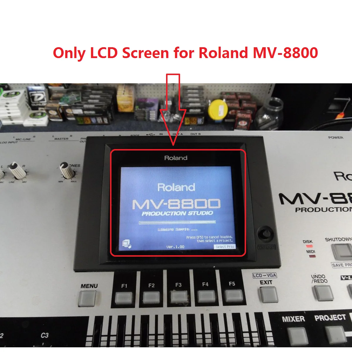 

Original LCD Fit For Roland MV-8800 Production Studio Display Screen Repair