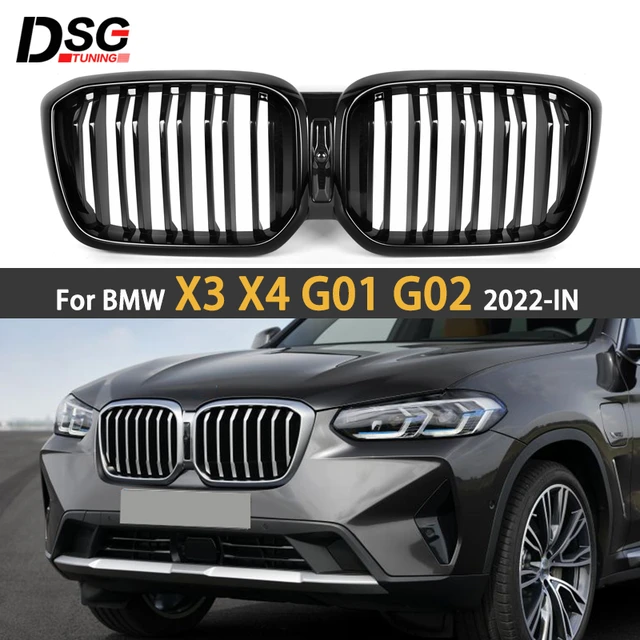 Couverture de sourcils de phares de voiture en plastique ABS, 2  pièces/paire, garniture de décoration pour BMW X3 X4 G01 G02 2018 2019 2020  2021 - AliExpress