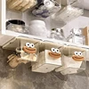 Under Mirror Cabinet Drawer Organizer Transparent Simple Bathroom Cabinet Cotton Swabs Cosmetic Pull Out Shelf Storage Box 4