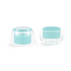 Premium Liquid Silicone Noise - Isolating Ear Tips - Skin - Friendly & Reusable for L (1 Pairs Green)