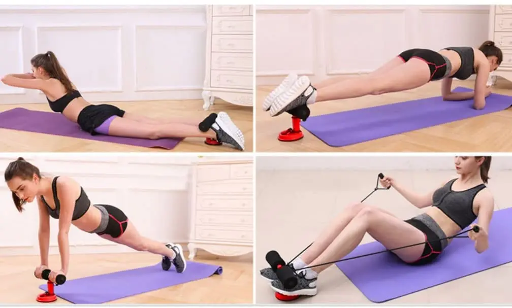 Abdominal Machine Lose Weight Fitness Sit Up Bar Assistant Gym Exercise Device Resistance Tube Workout Bench Equipment abdominal fitness equipment