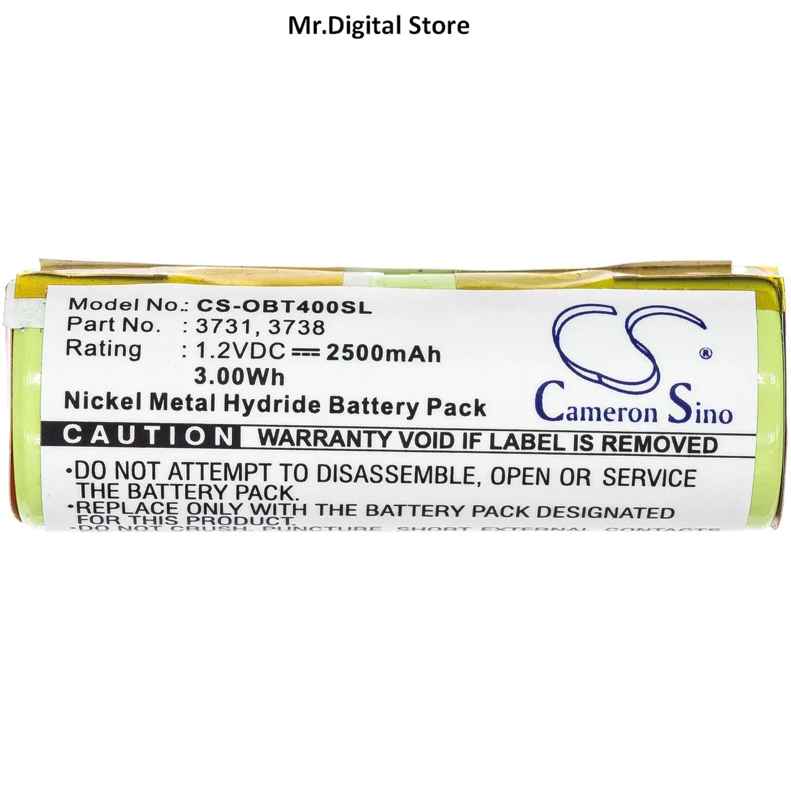 

Cameron Sino 2500mAh Battery for Oral-B Triumph 4000 5000 9000 9400 9500 9900,Professional Care 8000 8300, please note the sizes