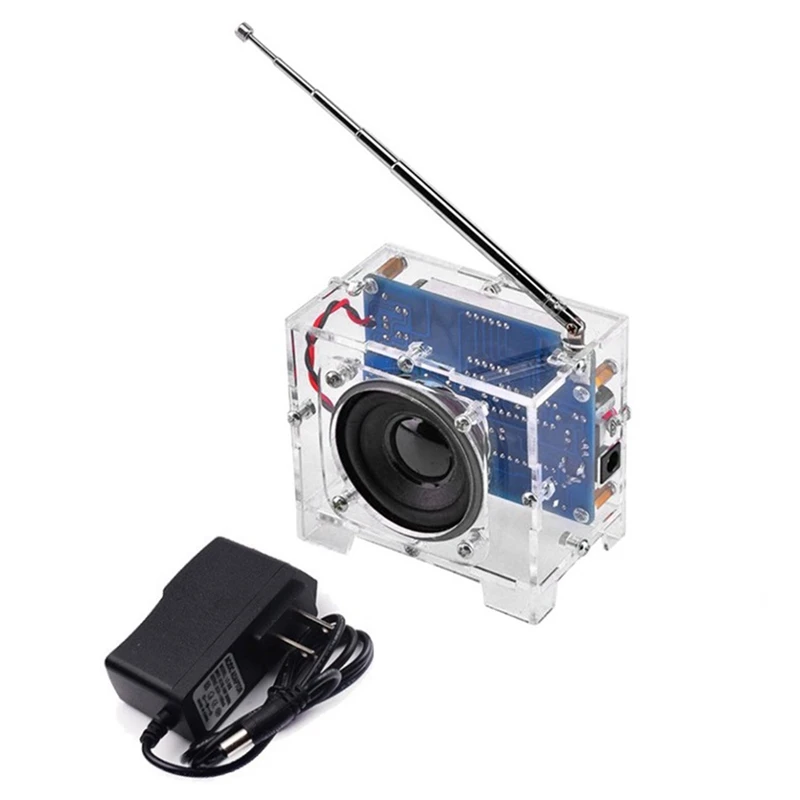8ohm Speaker Electronics Kit TEA5767 DC 4.5V-5.5V DIY Mini Digital FM Radio 87MHZ-108MHZ 2W DIY Circuit Board 8ohm Speaker Electronics Kit TEA5767 DC 4.5V-5.5V DIY Mini Digital FM Radio 87MHZ-108MHZ 2W DIY Circuit Board