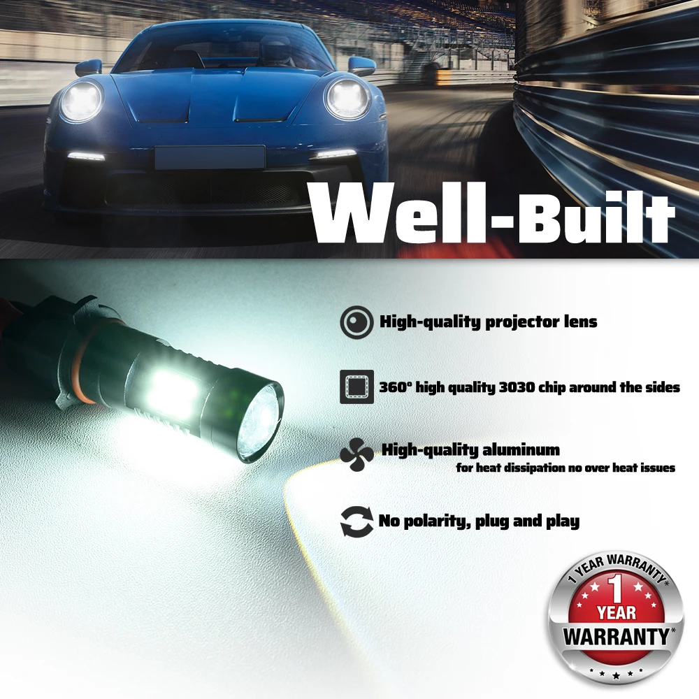 Ÿ ̷ 2011 2012 2013 PSX26W 12278  LED  Ȱ , ĵ  Ȱ ü, 2x