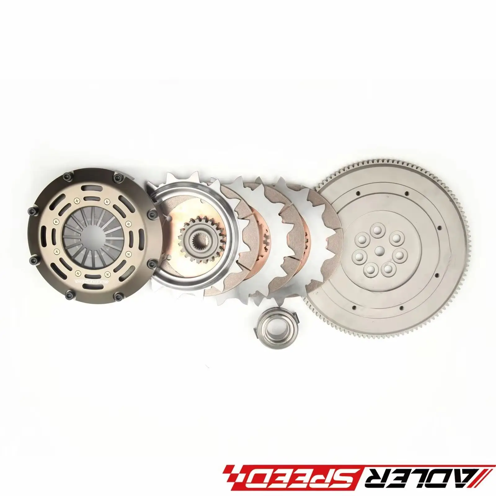 미쓰비시 랜서 에볼루션 X 10 GSR, RS 4B11 터보용 S+ ADLERSPEED 레이싱 트리플 디스크 클러치 키트; 5단 08-14 표준