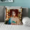Hot Singer Chappell Roan Pillow Case Sofa Living Room Bedroom Headboard Backrest Cushion Square Cushion Nap Time 4
