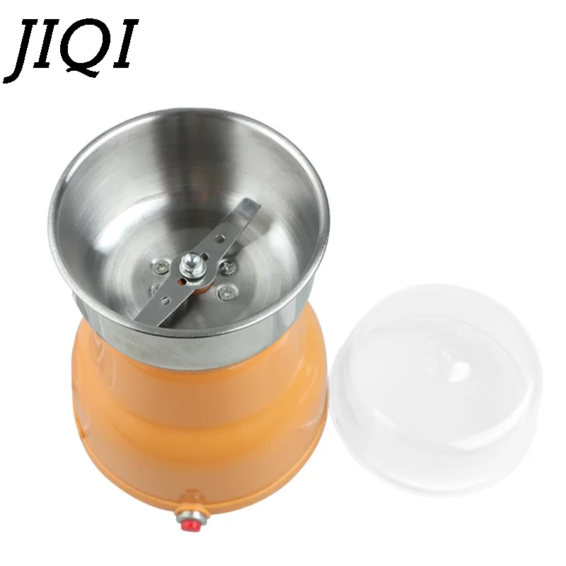 JIQI Electric Mini 220V Coffee bean grinder Household Herbs Copper Nuts grinding machine 150W stainless steel mill blade EU plug 5