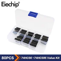 74HC00 74HC04 74HC08 74HC14 74HC138 74HC164 74HC165 74HC595 74HC10 74HC74 74HC139 74HC174 74HC374 74HC02 IC DIP Electronic kit