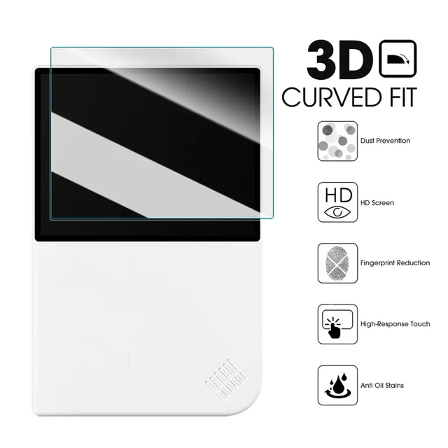 Lot De 3 Films De Protection En Verre Trempé 9H Pour Console ANBERNIC RG CUBExx - Sensible Au Toucher