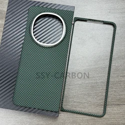 Ultra - Thin Lightweight Real Carbon Fiber Aramid Magnetic Phone Case, Magsafe Compatible for Carbon Fiber (Green (Magsafe))