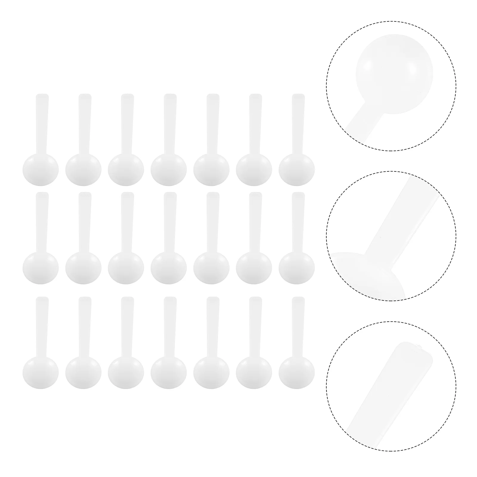 100 Pcs Plastic Serving Utensils Mini Cups Silverware Measuring