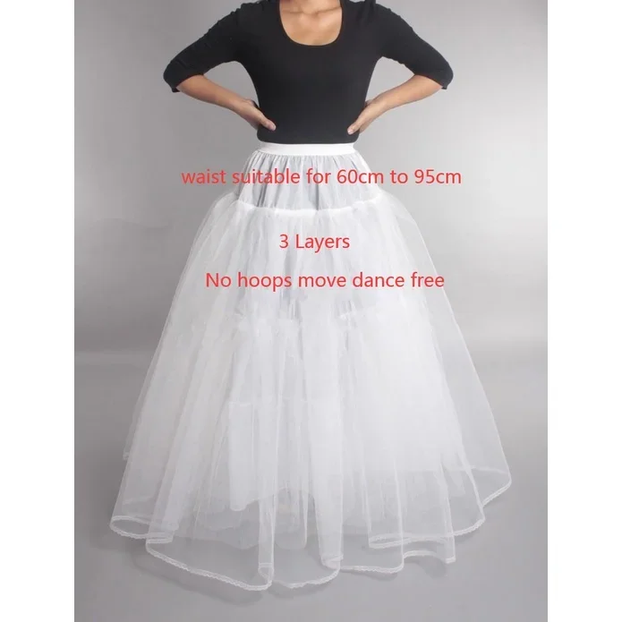 Women Cancan Skirt Petticoat Underskirt Hoopless High Quality 3 Layers 6 Layers 8 Layers without Hoops Dance Free