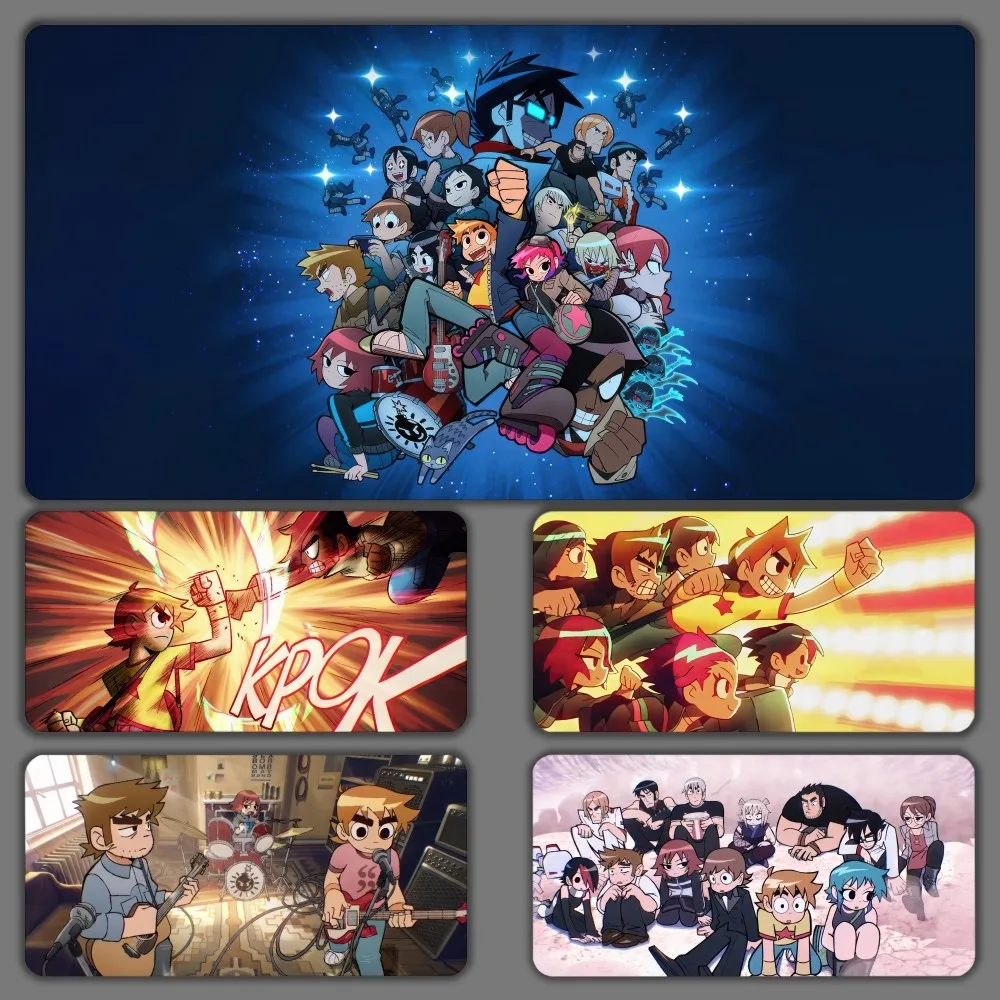 Scott Pilgrim Decolla Mousepad Large Gaming Compute Gamer Pc Keyboard Mouse Mat