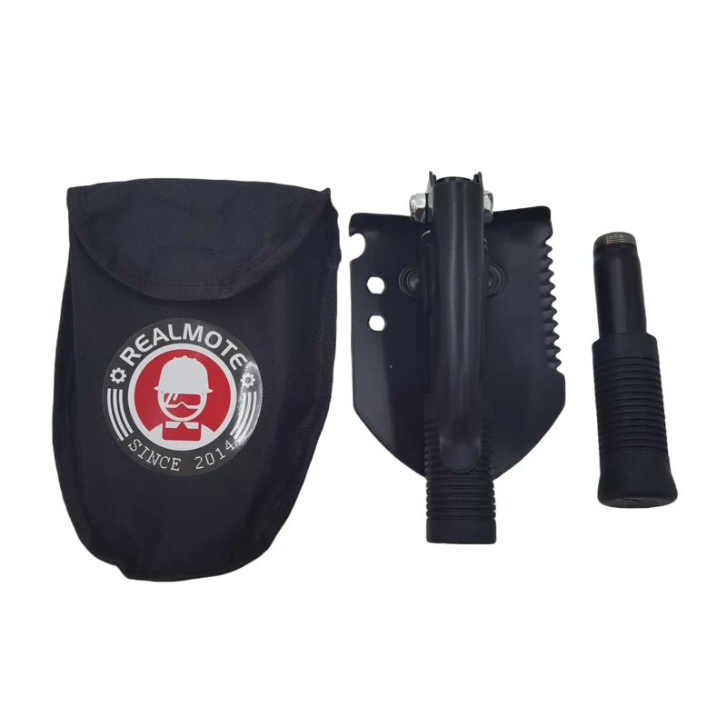 Pala multifuncional para jardín, Kit de herramientas de emergencia, Plegable, portátil, para acampar al aire libre 5