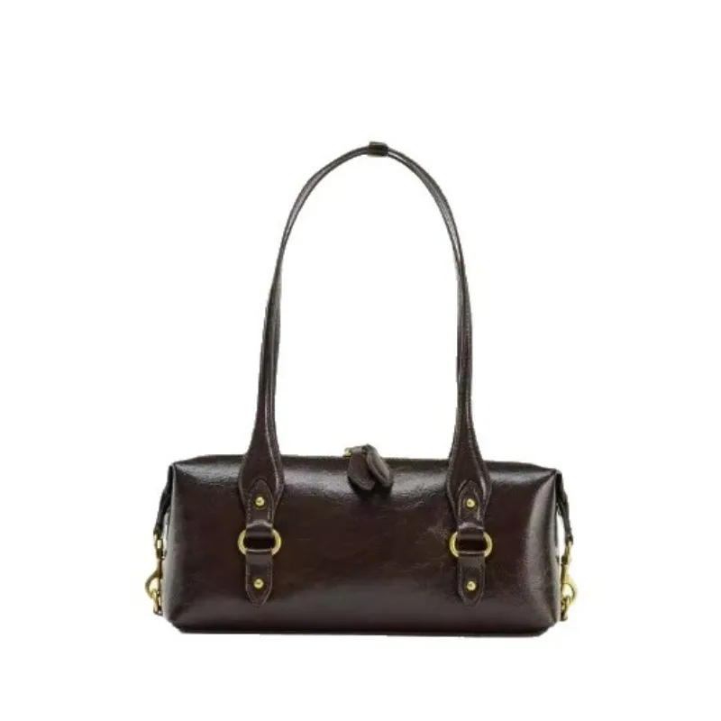 Durable Leather Crossbody Bag For Women Fashionable Shoulder Handbag Designer Tote Purse Elegant Ladies Messenger Bag Luxury