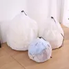 3 size drawstring bra underwear socks foldable mesh laundry bag household clothes laundry care accessories 1