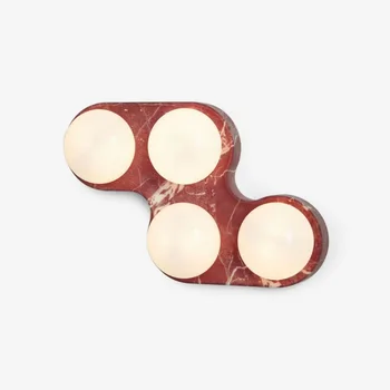 Luxury Travertine Mushroom Wabi Lamp 1