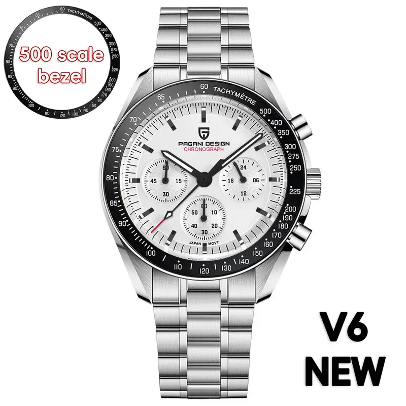 PAGANI DESIGN 2026 New Men's Watches Top Luxury Quartz Watch For Men Auto Date Speed Chronograph AR Sapphire Mirror Wrist watch - Image 16