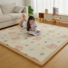 Thicken 2cm Tatami Carpet Coral Fleece Bedroom Living Room Carpet Window Bedside Children's Room Baby Crawling Home Non-Slip Mat 1