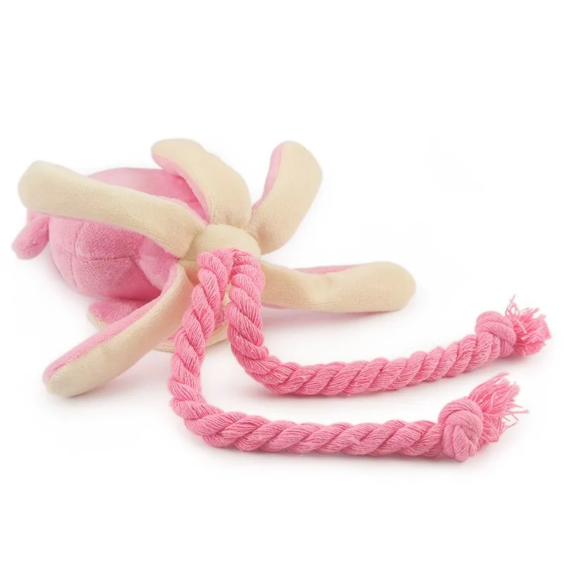 Plush Squid Chew Toy for Dogs 4