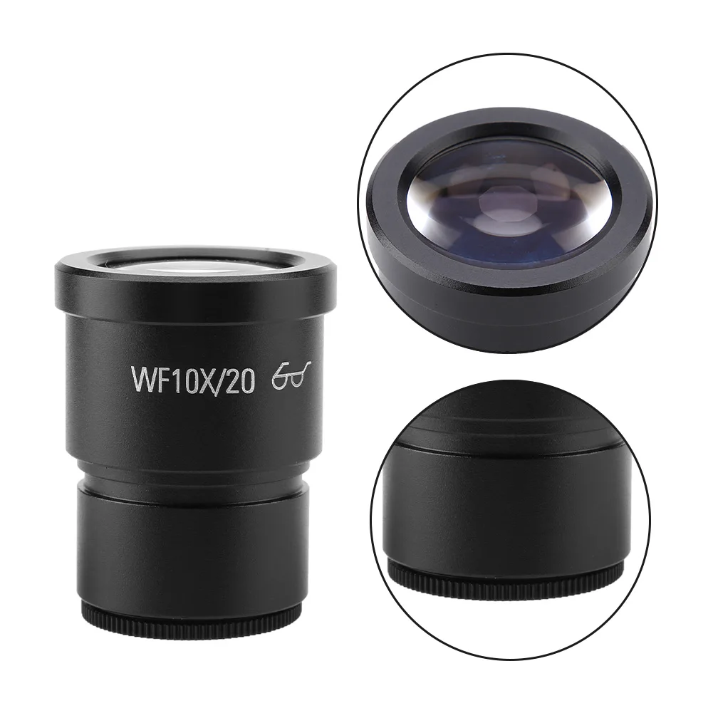 Stereo Microscope Eyepiece 10X WF10X/20 Wide Field Mounting Size 30mm