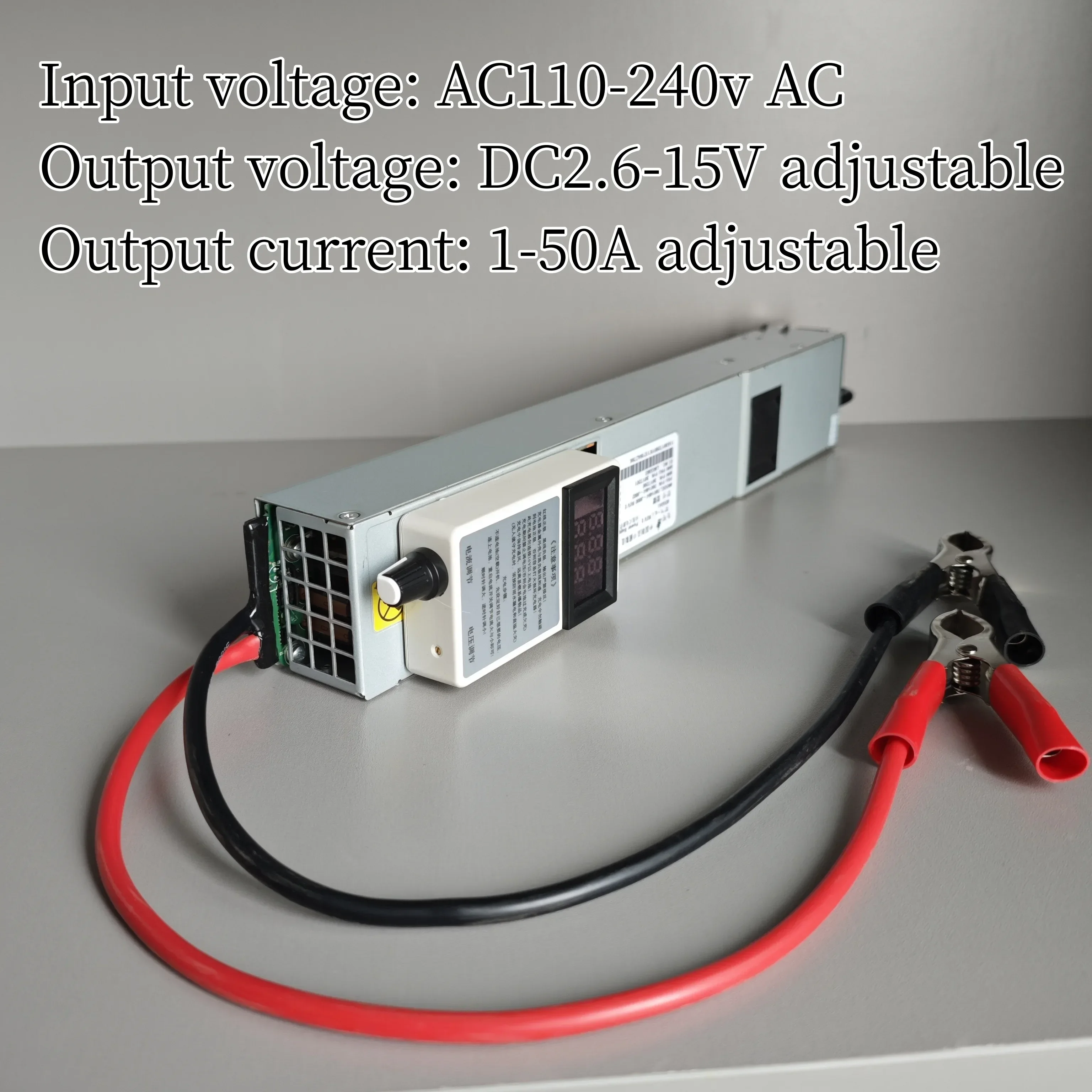 Adjustable Charger 1A-50A 40A Current 2V~ 30V Voltage Adjustable Charger 12V 14.6V 24V 29.2V 3.65V Lifepo4 Li-ion Lipo Lithium Fast Charge 4S 8S