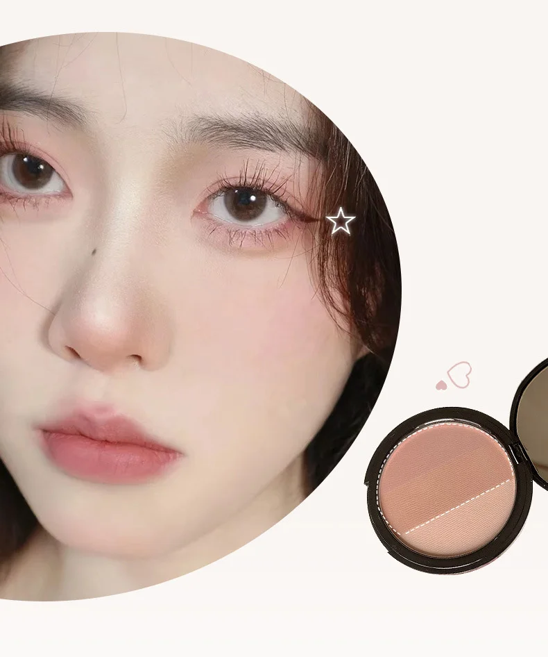 Bronzer Highlighter Palette Gesicht Matt Braun Kontur Rouge Puder_voghion.com