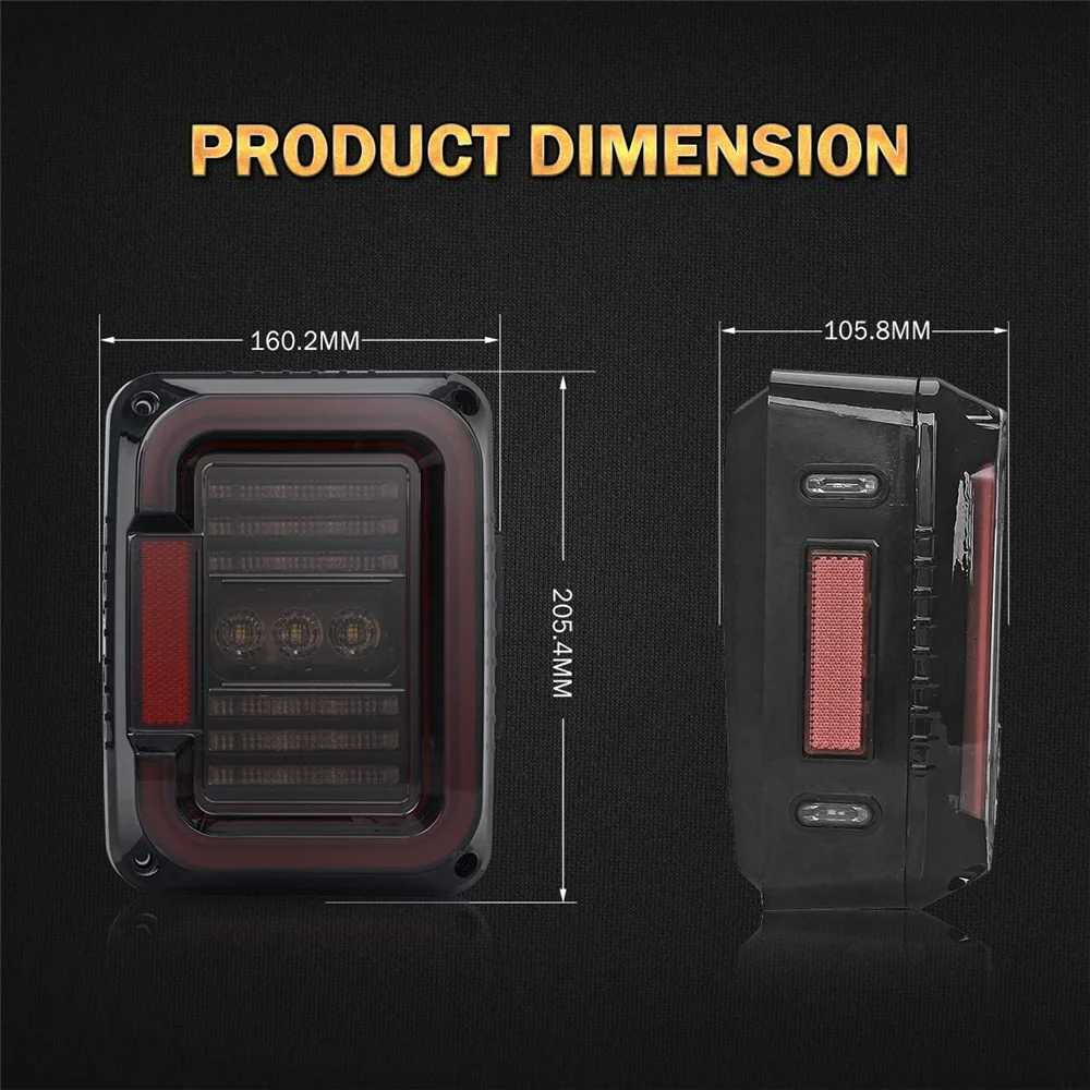 12v Led Rear Tail Lights Stop Signal For Cars Truck  Car Rear Lamps Led Lights T