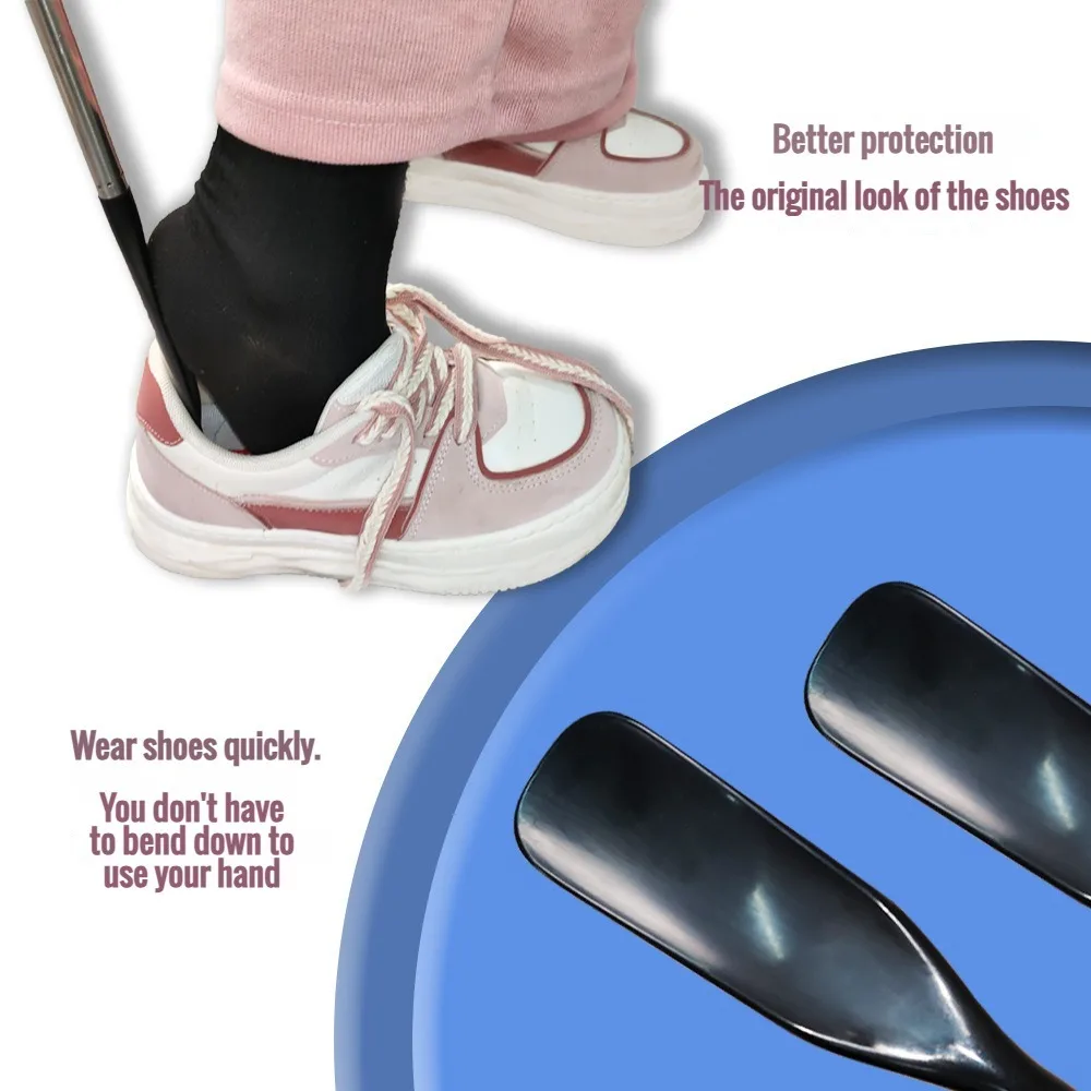 Shoe Horn Telescoping Shoehorn for Boots Long Handle Shoe Horn for Seniors and Pregnant Women Retractable Shoehorn for Seniors