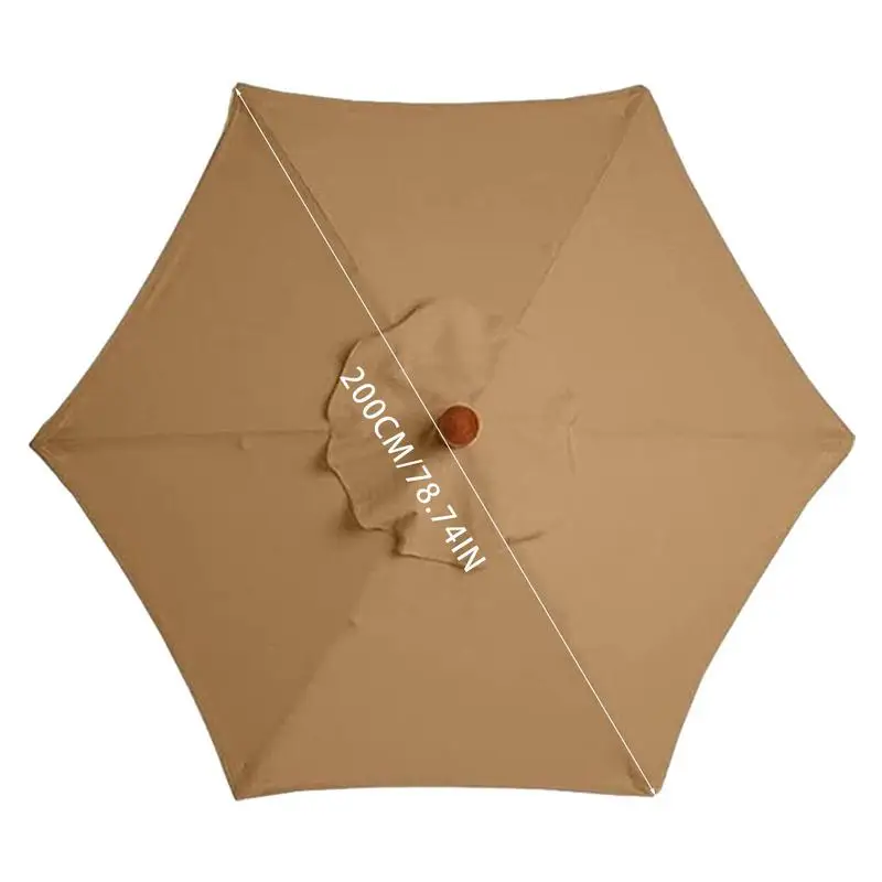 Couvercle Pointe Parapluie Universel Toile De Remplacement Pour Parapluie, Housse De Rechange Pour Parasol D'Extérieur, Topp Color Accessoire Parasol Extérieur Durable