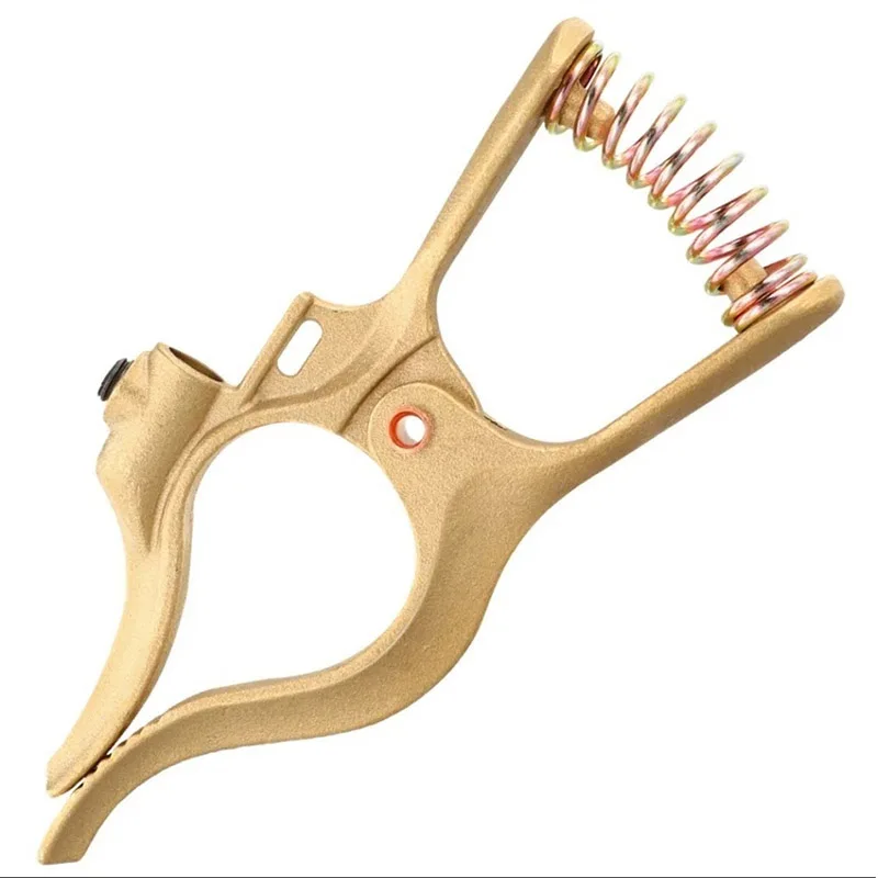 T-style Welding Ground Clamp 500-Amp Brass Welding Ground Earth Clamp For Machine For MIG/MMA/TIG/Plasma