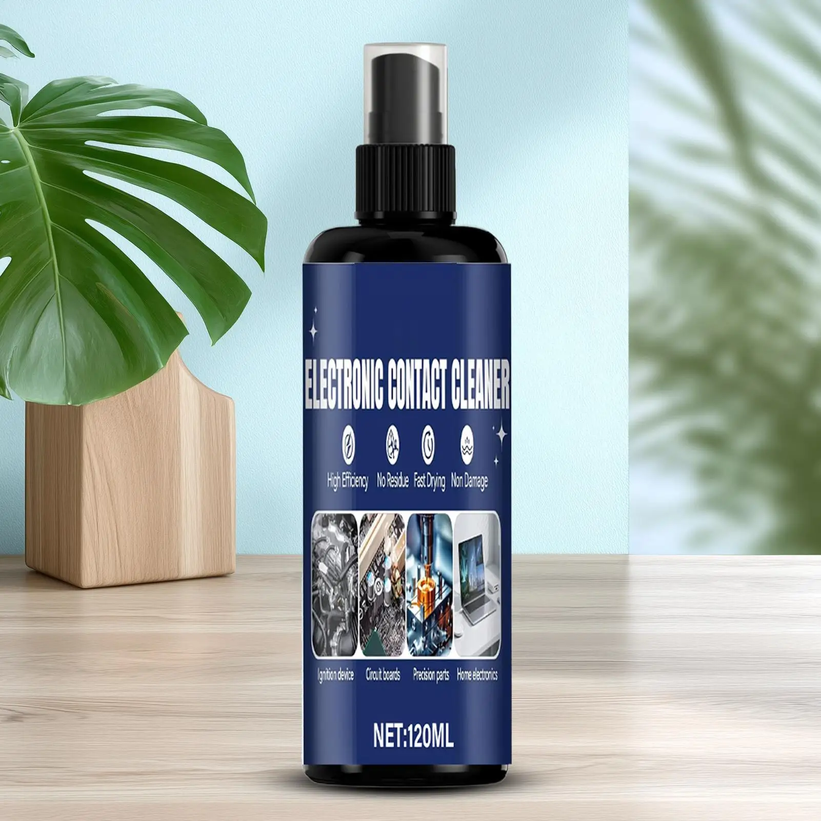 Contact Cleaner Electronics 120ml Circuit Board Dust Removal Agent Precision Electronic Cleaning Spray for Computer Office Home image 2