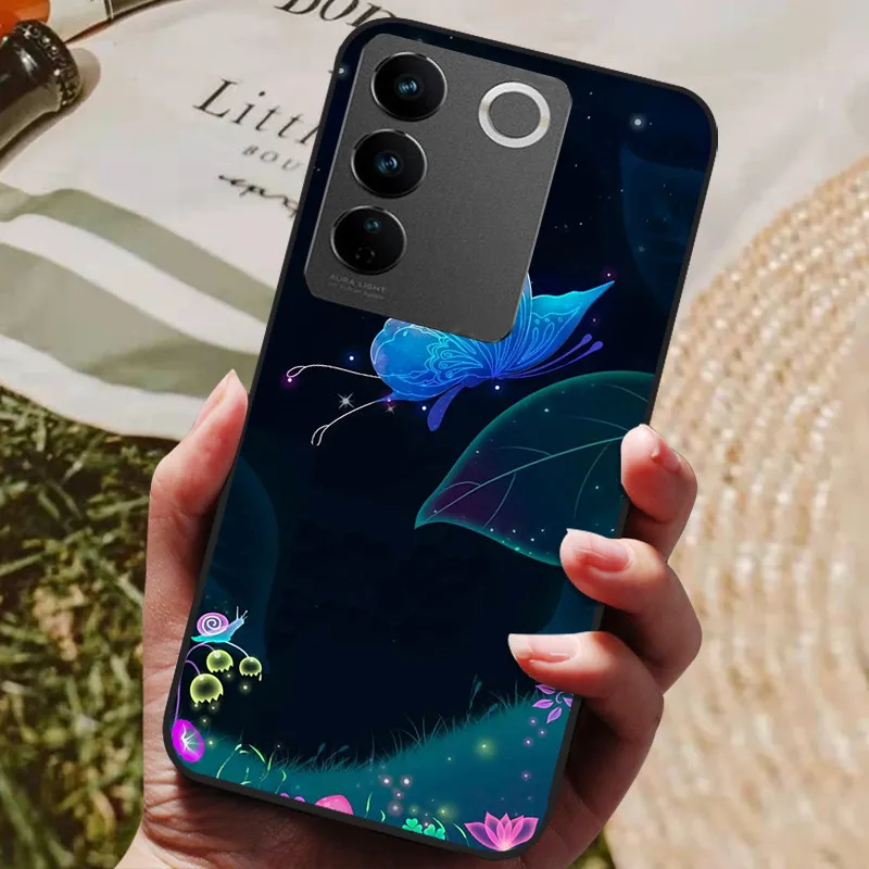 Sleek Black Silicone Phone Case - Durable TPU Protective Cover