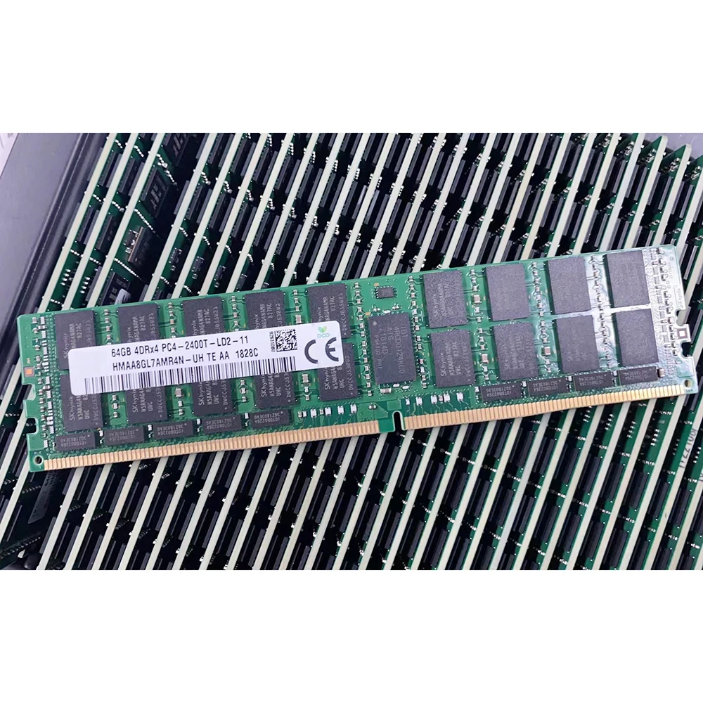 SK 하이닉스 메모리 램, 64G, 64GB, 4DRX4, PC4-2400T HMAA8GL7AMR4N-UH, 1 개