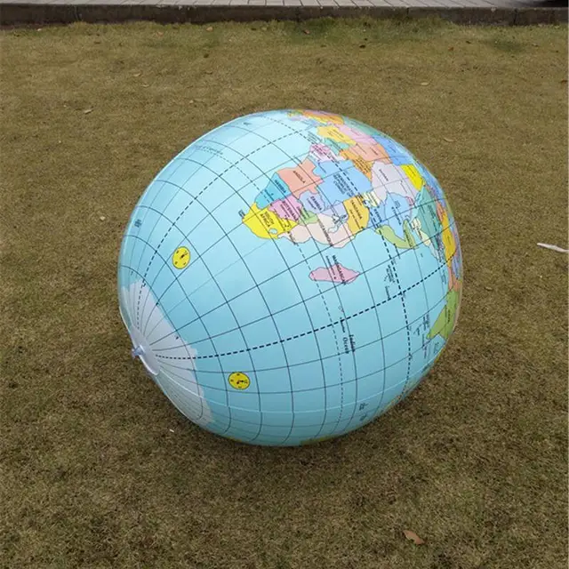4XFE 35’’ Air World Map Toy Large Size Props Classroom Natural Science Toy 3
