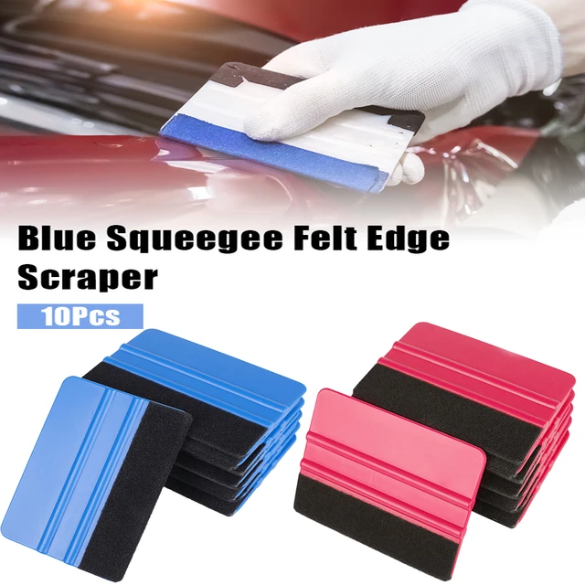 PE Plastic Car Squeegee Felt Edge Scraper Car Decals Vinyl